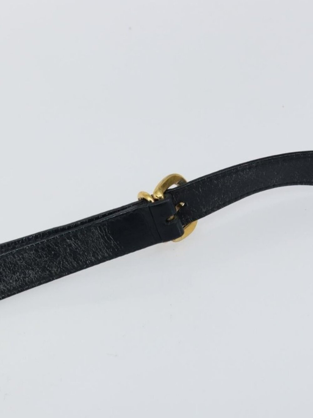 Authentic GUCCI Micro GG Supreme Shoulder Bag PVC Navy Gold 001 115 0918 - Picture 15 of 16